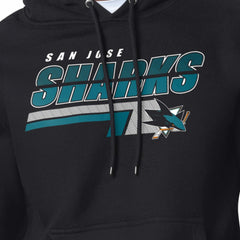 San Jose Sharks Starter Logo Push Fleece Hoodie - NHL Hoodies