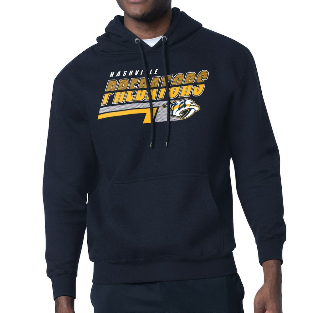 Nashville Predators Starter Logo Push Fleece Hoodie - NHL Hoodies