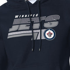Winnipeg Jets Starter Logo Push Fleece Hoodie - NHL Hoodies