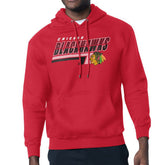 Chicago Blackhawks Starter Logo Push Fleece Hoodie - NHL Hoodies