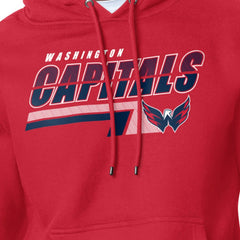 Washington Capitals Starter Logo Push Fleece Hoodie - NHL Hoodies