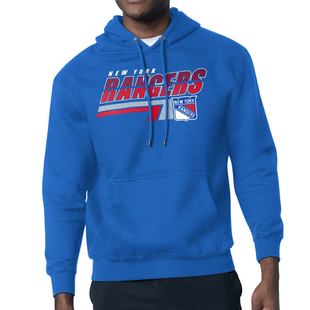 New York Rangers Starter Logo Push Fleece Hoodie - NHL Hoodies