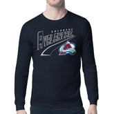 Colorado Avalanche Starter Modern Tailsweep Long Sleeve T-Shirt - NHL T-shirts