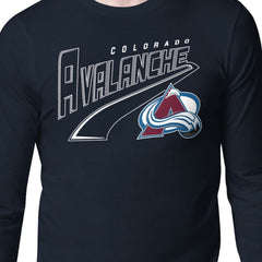 Colorado Avalanche Starter Modern Tailsweep Long Sleeve T-Shirt - NHL T-shirts