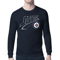 Winnipeg Jets Starter Modern Tailsweep Long Sleeve T-Shirt - NHL T-shirts