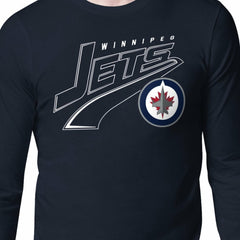 Winnipeg Jets Starter Modern Tailsweep Long Sleeve T-Shirt - NHL T-shirts