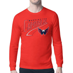 Washington Capitals Starter Modern Tailsweep Long Sleeve T-Shirt - NHL T-shirts
