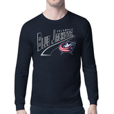 Columbus Blue Jackets Starter Modern Tailsweep Long Sleeve T-Shirt - NHL T-shirts