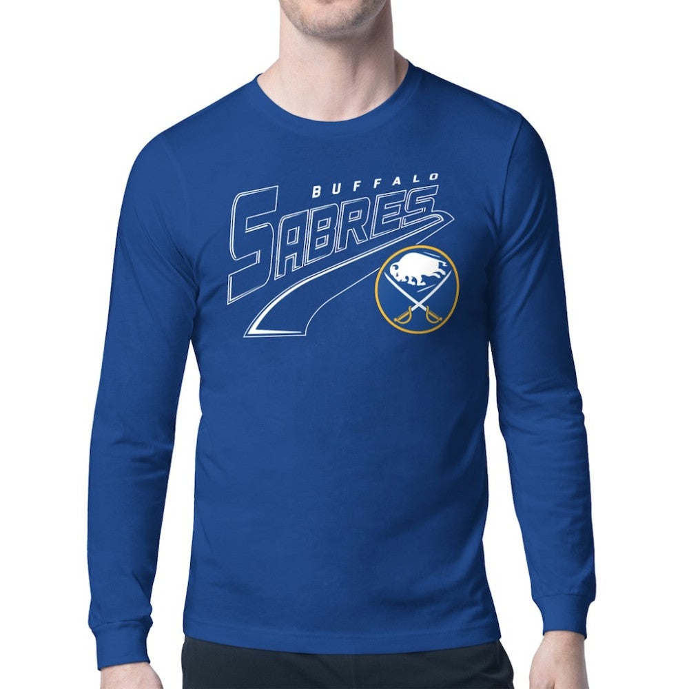 Buffalo Sabres Starter Modern Tailsweep Long Sleeve T-Shirt - NHL T-shirts