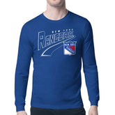 New York Rangers Starter Modern Tailsweep Long Sleeve T-Shirt - NHL T-shirts