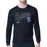 Seattle Kraken Starter Modern Tailsweep Long Sleeve T-Shirt - NHL T-shirts