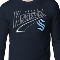 Seattle Kraken Starter Modern Tailsweep Long Sleeve T-Shirt - NHL T-shirts
