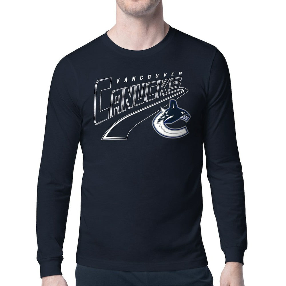 Vancouver Canucks Starter Modern Tailsweep Long Sleeve T-Shirt - NHL T-shirts