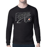 Philadelphia Flyers Starter Modern Tailsweep Long Sleeve T-Shirt - NHL T-shirts
