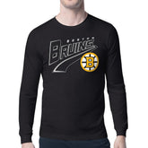 Boston Bruins Starter Modern Tailsweep Long Sleeve T-Shirt - NHL T-shirts