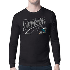 San Jose Sharks Starter Modern Tailsweep Long Sleeve T-Shirt - NHL T-shirts