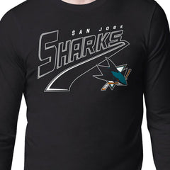 San Jose Sharks Starter Modern Tailsweep Long Sleeve T-Shirt - NHL T-shirts