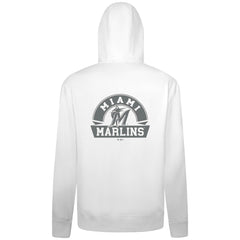 Miami Marlins Levelwear Podium Chenille Logo Full-Zip Hoodie - MLB Hoodies
