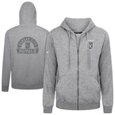 Kansas City Royals Levelwear Podium Chenille Logo Full-Zip Hoodie - MLB Hoodies