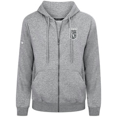 Kansas City Royals Levelwear Podium Chenille Logo Full-Zip Hoodie - MLB Hoodies