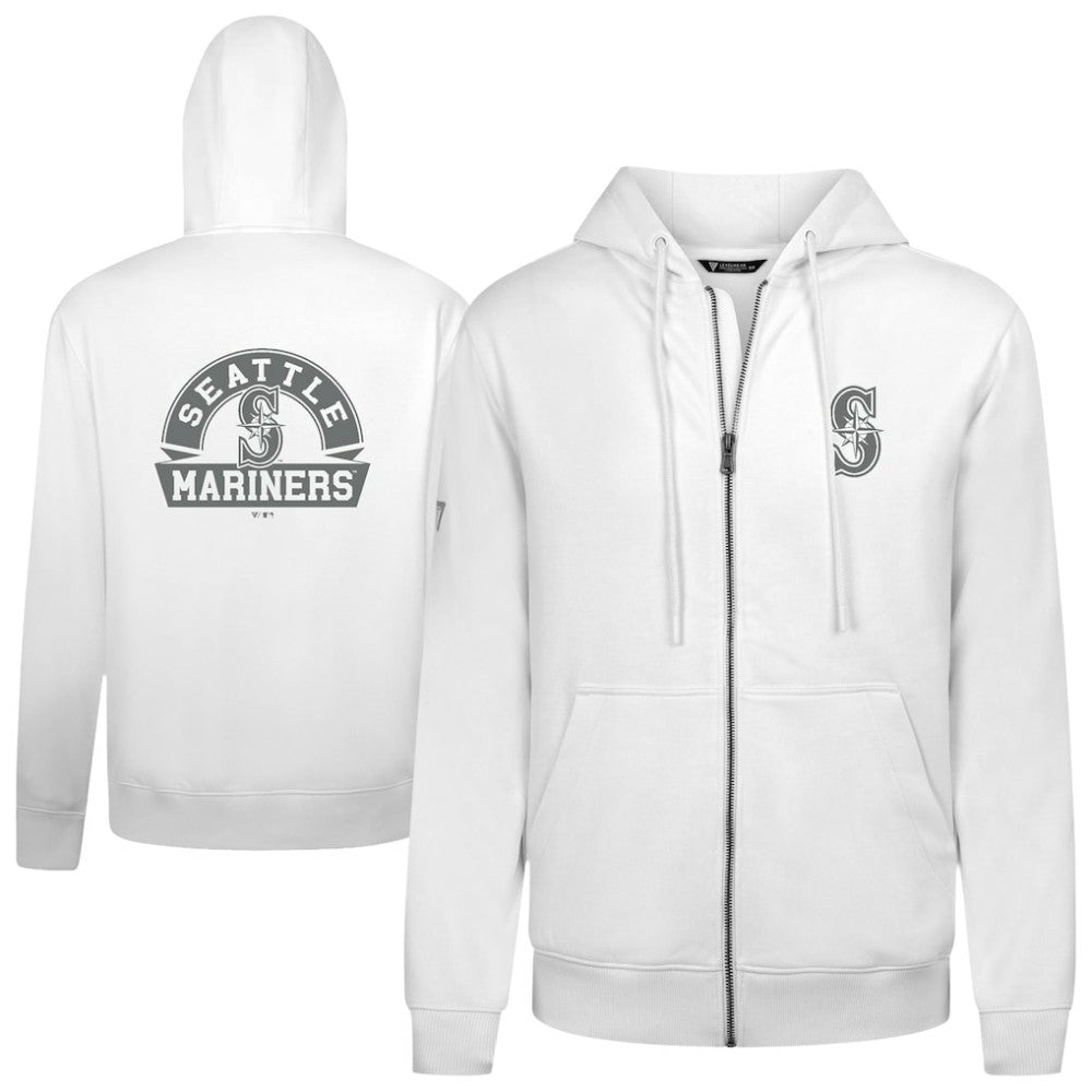 Seattle Mariners Levelwear Podium Banner Arch Full-Zip Hoodie - MLB Hoodies