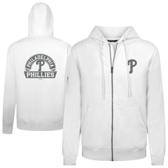 Philadelphia Phillies Levelwear Podium Banner Arch Full-Zip Hoodie - MLB Hoodies