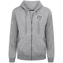 Milwaukee Brewers Levelwear Podium Banner Arch Full-Zip Hoodie - MLB Hoodies