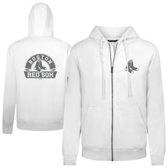 Boston Red Sox Levelwear Podium Banner Arch Full-Zip Hoodie - MLB Hoodies