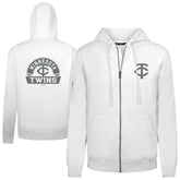 Minnesota Twins Levelwear Podium Banner Arch Full-Zip Hoodie - MLB Hoodies