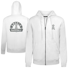 Los Angeles Angels Levelwear Podium Banner Arch Full-Zip Hoodie - MLB Hoodies