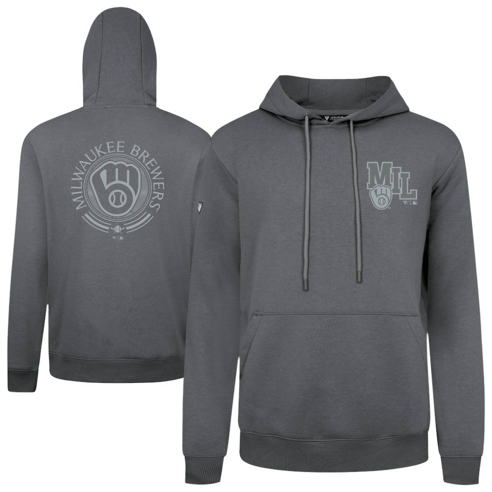 Milwaukee Brewers Levelwear Podium Valiant Hoodie - MLB Hoodies