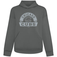Chicago Cubs Levelwear Luxe Signature Banner Arch Tri-Blend Hoodie - MLB Hoodies