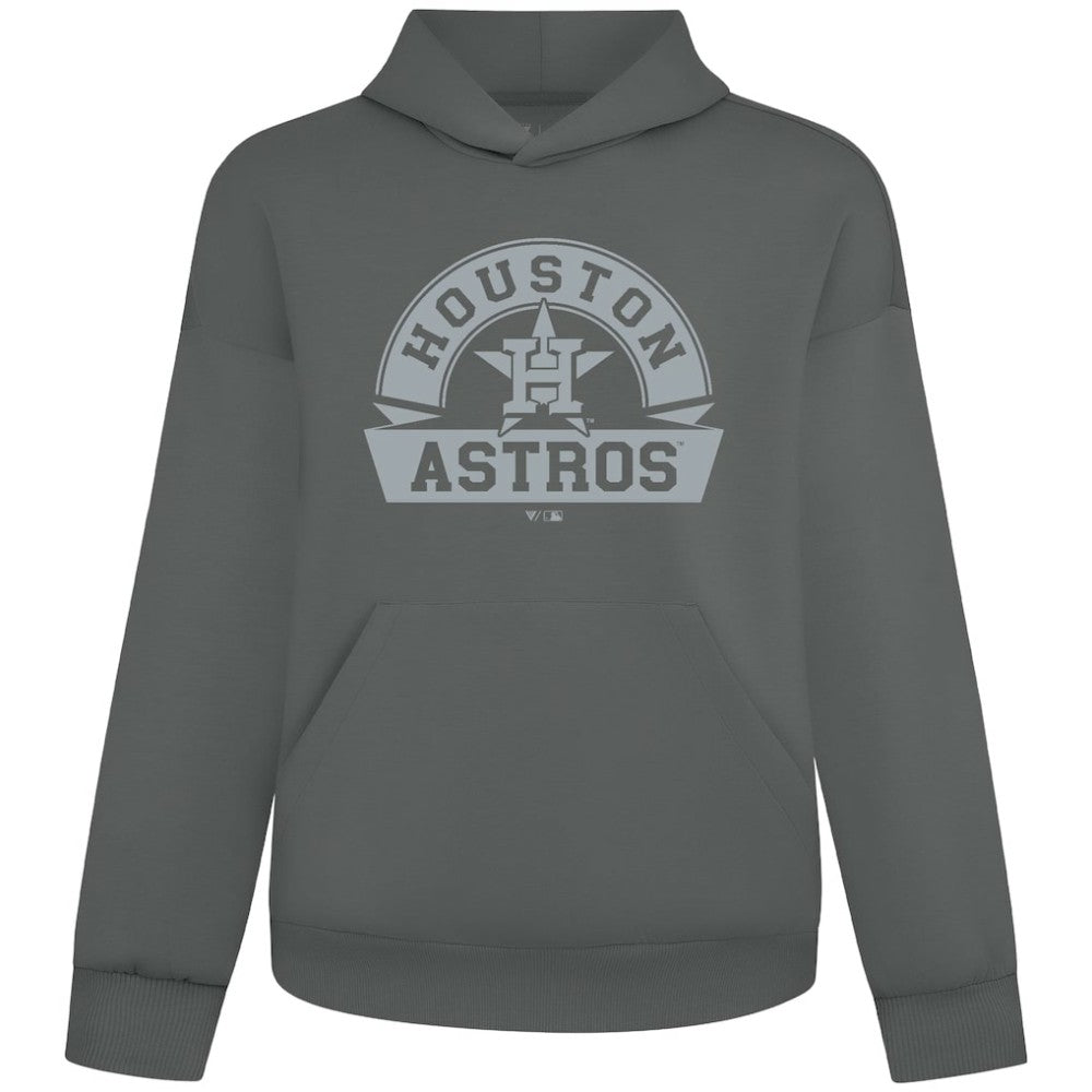 Houston Astros Levelwear Luxe Signature Banner Arch Tri-Blend Hoodie - MLB Hoodies