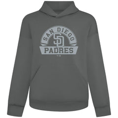 San Diego Padres Levelwear Luxe Signature Banner Arch Tri-Blend Hoodie - MLB Hoodies