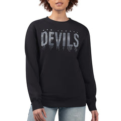 New Jersey Devils G-III 4Her by Carl Banks Women's Metallic Drop Printed Fleece Sweatshirt - NHL Sweatshirts