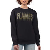 Calgary Flames G-III 4Her by Carl Banks Women's Metallic Drop Printed Fleece Sweatshirt - NHL Sweatshirts