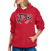 Detroit Red Wings Starter Women's Fireworks Fleece Hoodie - NHL Hoodies