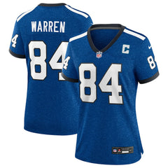 Indianapolis Colts Tyler Warren Women's Alternate 2 Indiana Nights Game Jersey | NFL US