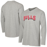 Gray Chicago Bulls Concepts Sport Hawthorn Thermal Knit Long Sleeve Henley T-Shirt sale | NBA