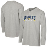 Gray Denver Nuggets Concepts Sport Hawthorn Thermal Knit Long Sleeve Henley T-Shirt sale | NBA