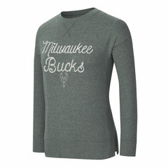 Hunter Green Milwaukee Bucks Concepts Sport Women's Rigor Long Sleeve Jersey T-Shirt | NBA