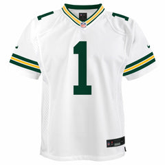 Green Bay Packers Micah Parsons Youth White Game Jersey | NFL Sale
