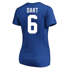 New York Giants Jaxson Dart Women's Plus Size Name & Number Scoop Neck T-Shirt | NFL Near me