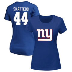 New York Giants Cam Skattebo Women's Plus Size Name & Number Scoop Neck T-Shirt | NFL Discount
