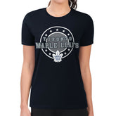 Toronto Maple Leafs G-III 4Her by Carl Banks Women's Super-Slim Lightweight Pinstripe Circle Graphic T-Shirt - NHL T-shirts