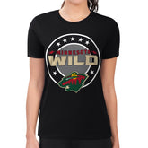 Minnesota Wild G-III 4Her by Carl Banks Women's Super-Slim Lightweight Pinstripe Circle Graphic T-Shirt - NHL T-shirts