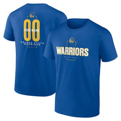 Royal Golden State Warriors Center Court Name & Number Custom T-Shirt sale | NBA