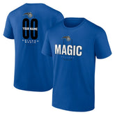 Blue Orlando Magic Center Court Name & Number Custom T-Shirt | NBA