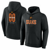Black Phoenix Suns Center Court Name & Number Custom Hoodie | NBA