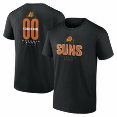 Black Phoenix Suns Center Court Name & Number Custom T-Shirt | NBA